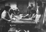 Zwart marmeren antieke schouwen
